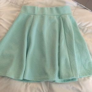 light blue formal skirt size XS